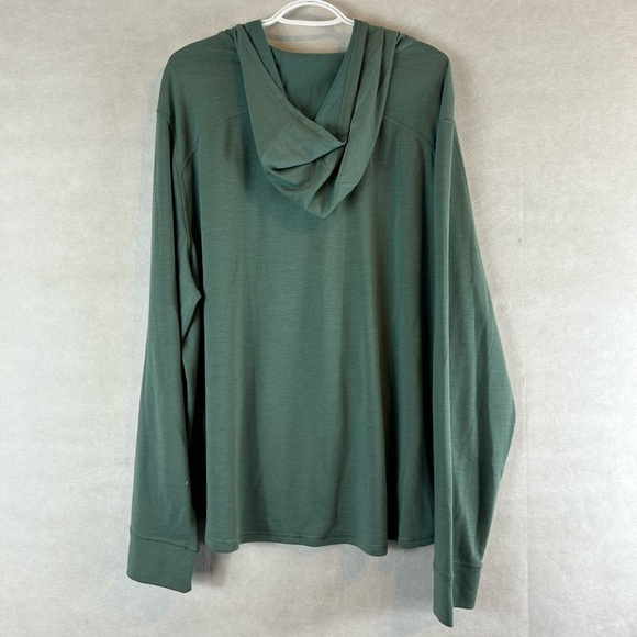 All in Motion men’s hooded sweatshirt light weigh size XXL teal green NWT - Picture 8 of 11